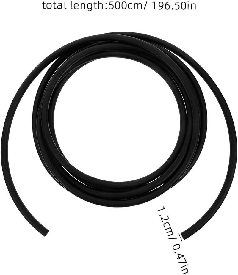 Vaguelly Low Pressure Nitrile Rubber Fuel Line 6x12mm 5m Motorcycle Oil Transfer Hose Automotive Fuel System Replacement Tubing for Motorcycles and Powersports - Image 2