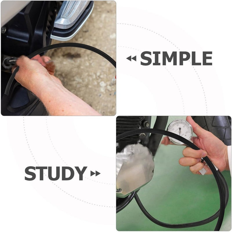 Vaguelly Low Pressure Nitrile Rubber Fuel Line 6x12mm 5m Motorcycle Oil Transfer Hose Automotive Fuel System Replacement Tubing for Motorcycles and Powersports - Image 3