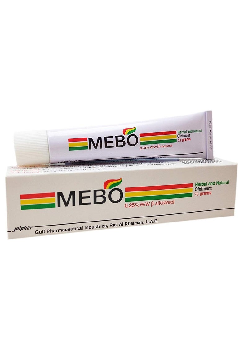 Julphar Mebo Ointment for Burns and Wounds, Skin ULCers 75 GM ( 2 Pack ) - Image 5