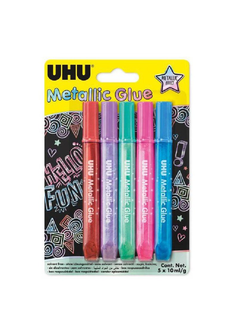 Metallic Glue - 5 Colors Assorted Color