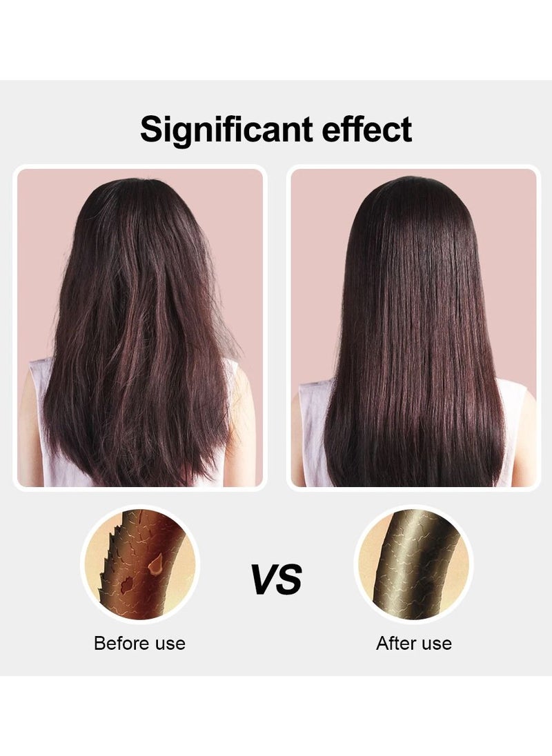 Generic - 2 In 1 Hair Straightener Brush Professional Hot Comb Straightener for Wigs Hair Curler Straightener Comb Styling Tools - Image 1