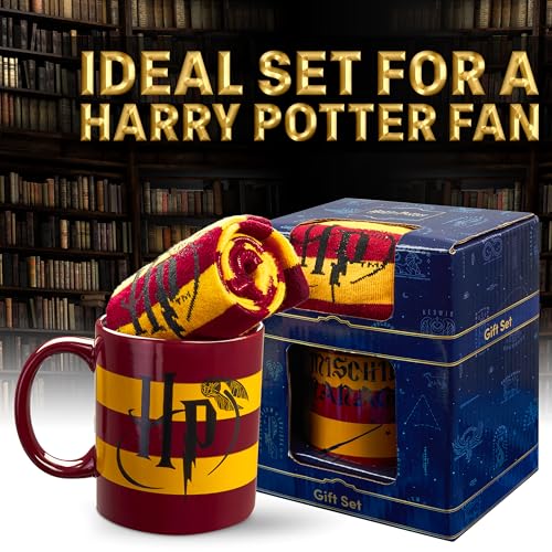 Harry Potter Gifts Mug Socks Gift Set for Women Teens US Size 49 Tea Coffee Ceramic Mug Soft Calf Socks Set 49 US - Image 3