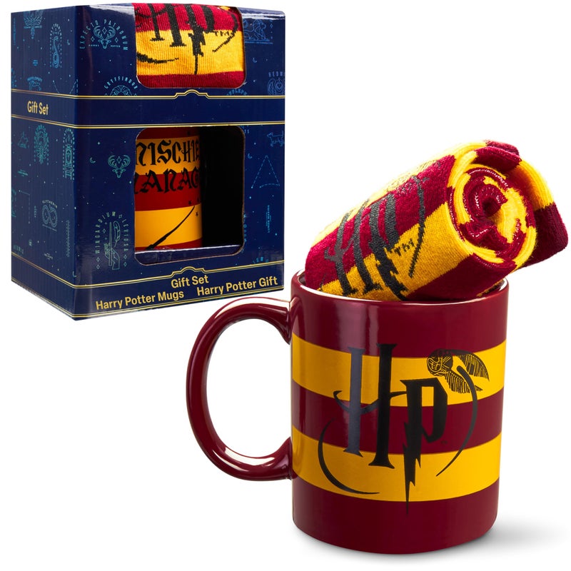 Harry Potter Gifts Mug Socks Gift Set for Women Teens US Size 49 Tea Coffee Ceramic Mug Soft Calf Socks Set 49 US - Image 2