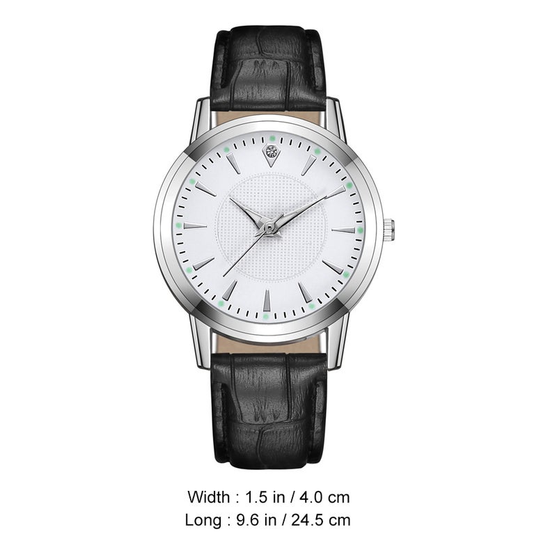 2 Pcs Watch Couple Wristwatch Fashion Watch Wrist Decor Watch - Image 2