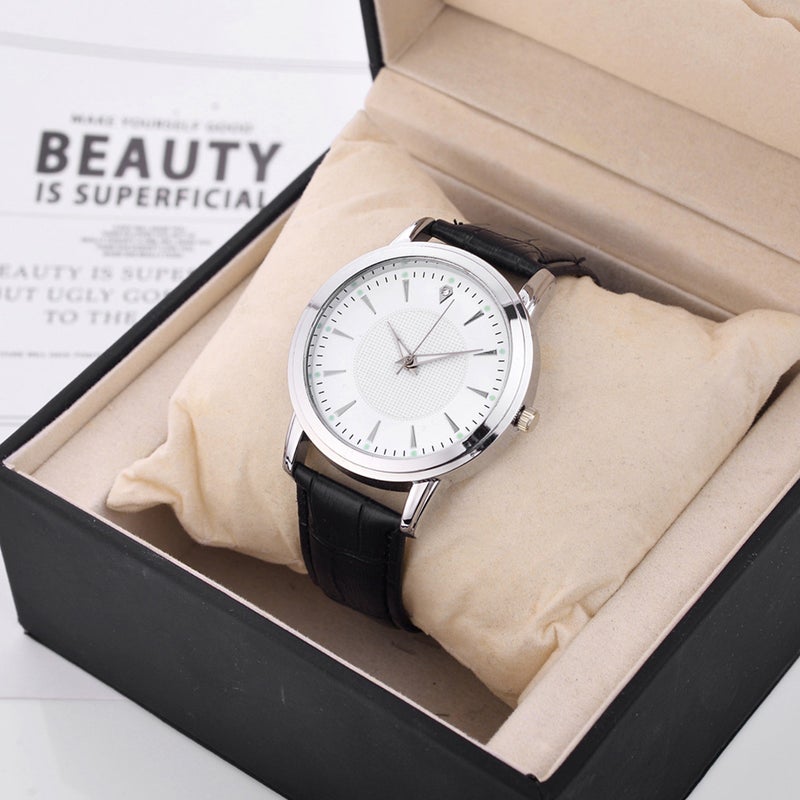2 Pcs Watch Couple Wristwatch Fashion Watch Wrist Decor Watch - Image 4
