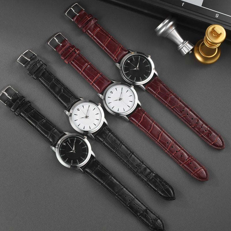2 Pcs Watch Couple Wristwatch Fashion Watch Wrist Decor Watch - Image 3