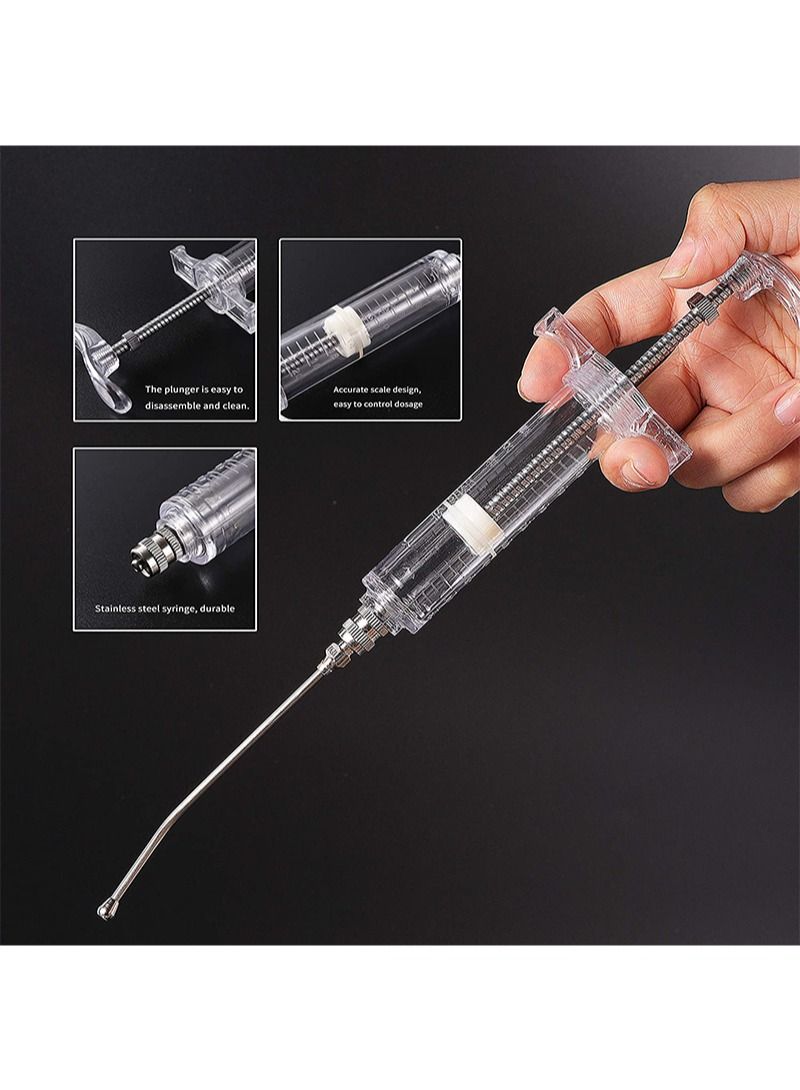 ايكانبو حقنة تغذية الطيور للأطفال حقنة تغذية الطيور 20 مللي حقنة حيوانات مع 1 ملعقة طائر - Image 3