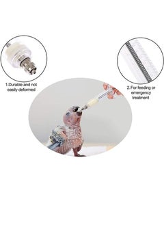 Aikanbo Baby Bird Feeding Syringe Bird Feeder Feeder Syringe 20 ML Animal Syringe with 1 Bird Spoon  - Image 2