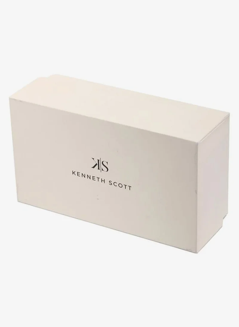 Kenneth Scott White Men's Stainless Steel Analog Watch K24016-TBTW - 42 mm for Men | Best Price UAE