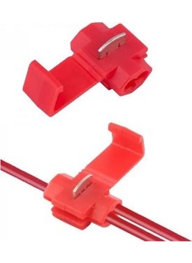 Area Elektronik Quick Cable Coupler (0.5mm²-1.5mm²) - Quick Terminal (10 Pieces-Red)  - Image 1