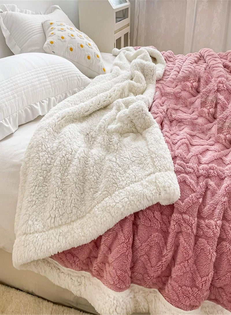 DubaiGallery Teddy Bear Bedding Set,Microfibre Duvet Set,Autumn And Winter 3d Three-Dimensional Plush Duvet Cover, Quilt Cover And Blanket Dual-Use, For Mother, Friend, Daughter, Colleague - Image 1