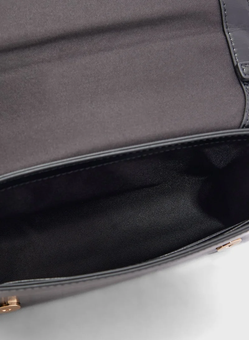 Love Moschino Flap Over Clutch