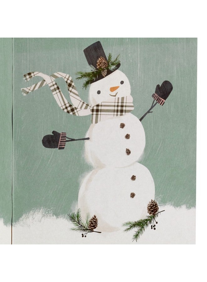 هولمارك تشكيلة حقائب هدايا عيد الميلاد من هولمارك (8 حقائب: 3 حقائب صغيرة 6 بوصات، 3 حقائب متوسطة 9 بوصات، 2 حقائب كبيرة 13 بوصة) باللونين الأبيض والأخضر الفاتح مع رجل ثلج ريفي، وشجرة دائمة الخضرة لعيد الميلاد، وحفلات الزفاف الشتوية، وأعياد الميلاد - Image 4