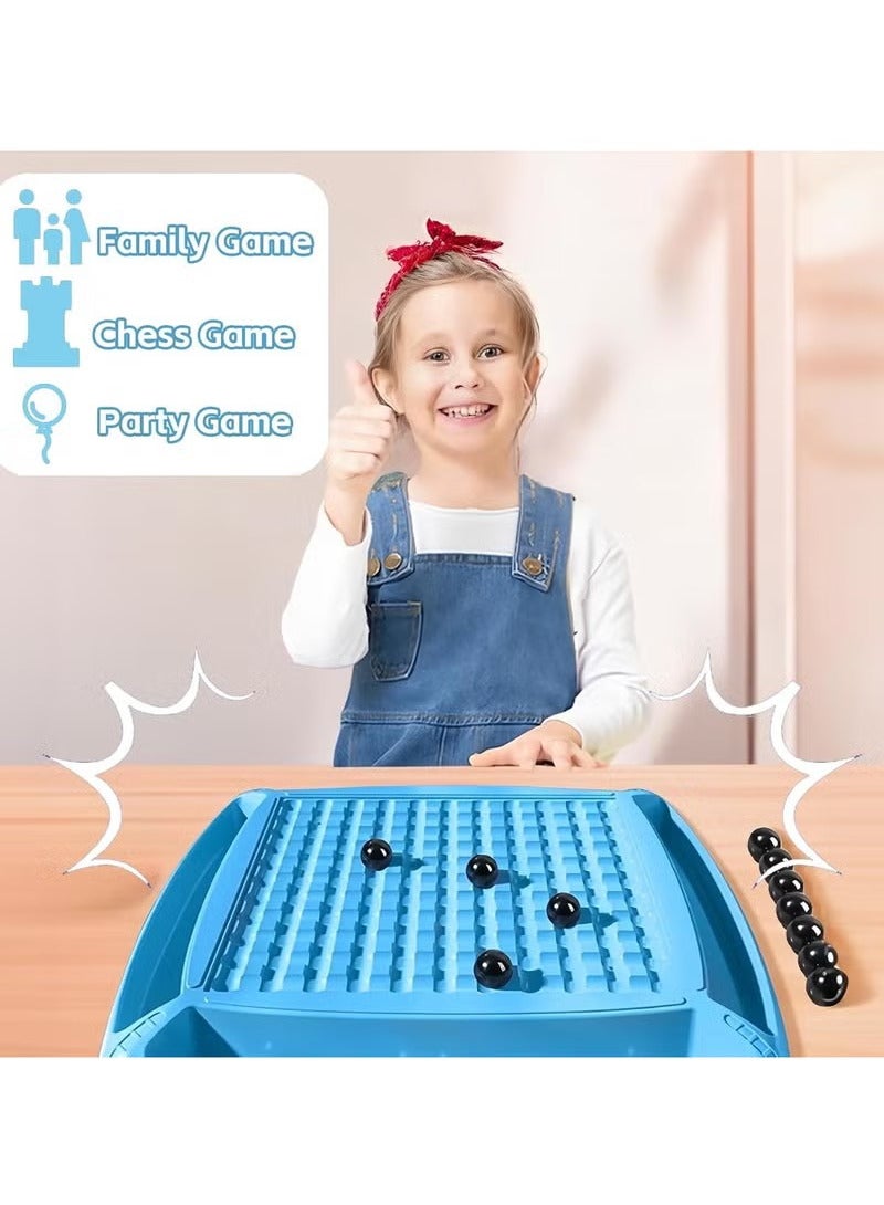 Magnetic Chess Game Set, Magnet Game with Punishment Wheel, Magnetic Chess Game Stones, Magnetic Chess Board Game Set, Fun Family Magnet Chess Board Game for Kids Adult  - Image 3