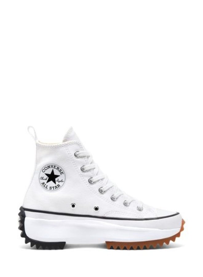 Converse Run Star Hike Trainers Shoes for Women, Girls - White - Image 1