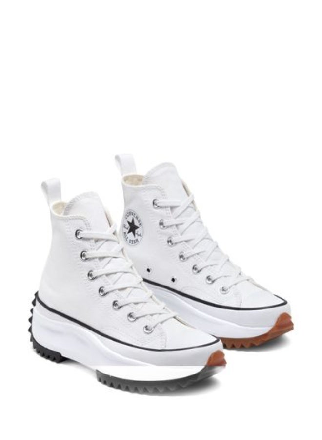 Converse Run Star Hike Trainers Shoes for Women, Girls - White - Image 3