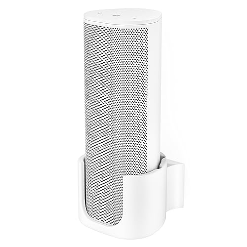 Chunxiao Sturdy Speaker Wall Mount for Sonos Roam 2, Sonos Roam, Roam SL Mount - Space Saving Speaker Mount for Sonos Roam, Roam SL, Roam 2 Wall Mount Bracket Easy to Install, White - Image 1