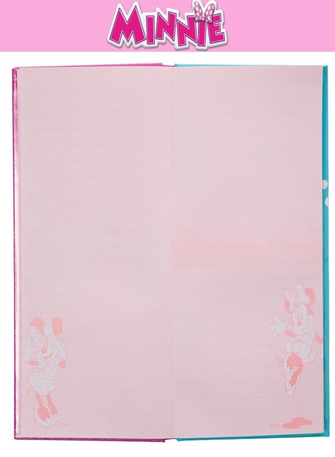 Innovative Designs Disney Minnie Mouse Sparkle Journal Set for Kids, Journal Kit with Stickers and Gems - Image 5