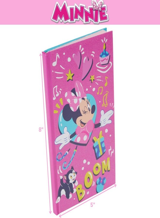 Innovative Designs Disney Minnie Mouse Sparkle Journal Set for Kids, Journal Kit with Stickers and Gems - Image 4