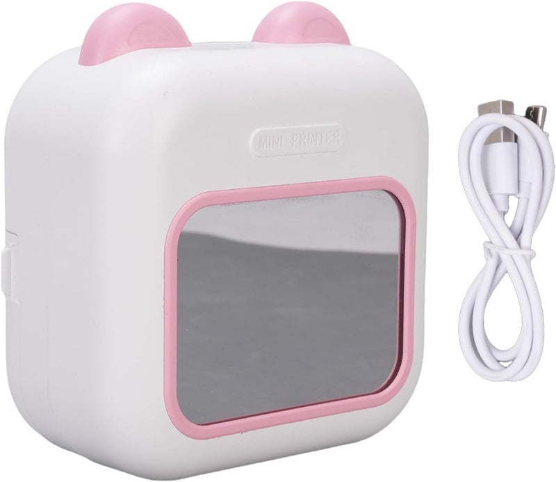 Thermal Label Printer, Compact Portable Inkless Printer with Bluetooth Connection & 7 Color Breathing Light Design, Rechargeable Printing Devices for School Home Office - Image 1