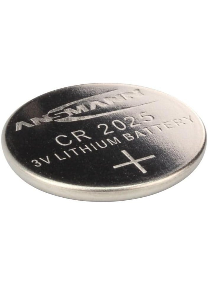 ANSMANN CR 2025 Lithium Coin Battery 3V with Baby Proof Medical Devices Keyfob Wearables - Image 2