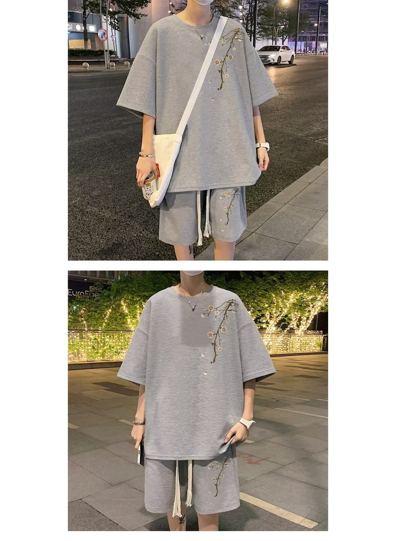 KUYING New Fashion Waffle Casual Sports Set - Image 2