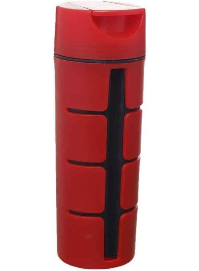 Spaceshoop Phone Holder Water Bottle 600ml (Red) - Image 1