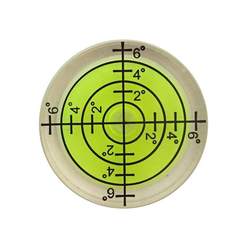 YOTOM 6 pcs Bubble Spirit Level, 32x7mm Circular Level Bubble for RV, Travel Trailer, Tripod, Phonograph, Turntable - Image 2