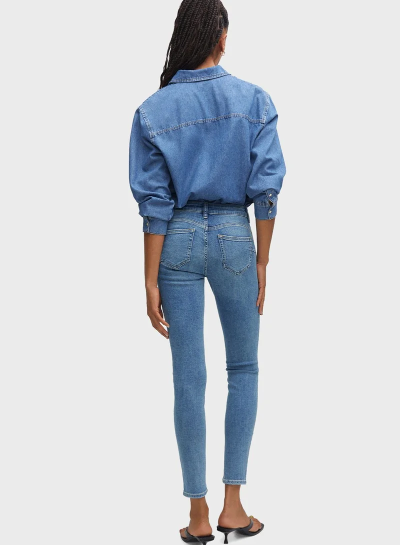 MANGO High Waist Jeans