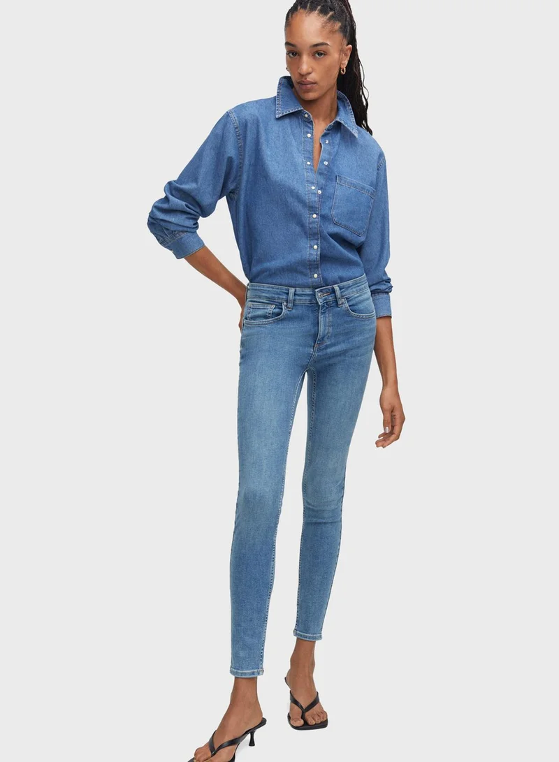 MANGO High Waist Jeans