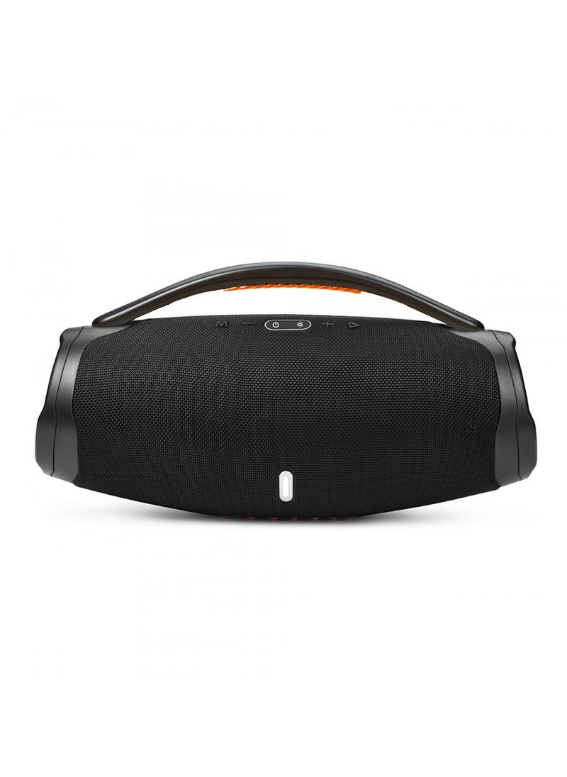 Generic - BOOMSBOX3 Wireless Speaker - HiFi Sound, Dazzle Color Lamp, Portable, 3000mAh Battery-BLACK - Image 1