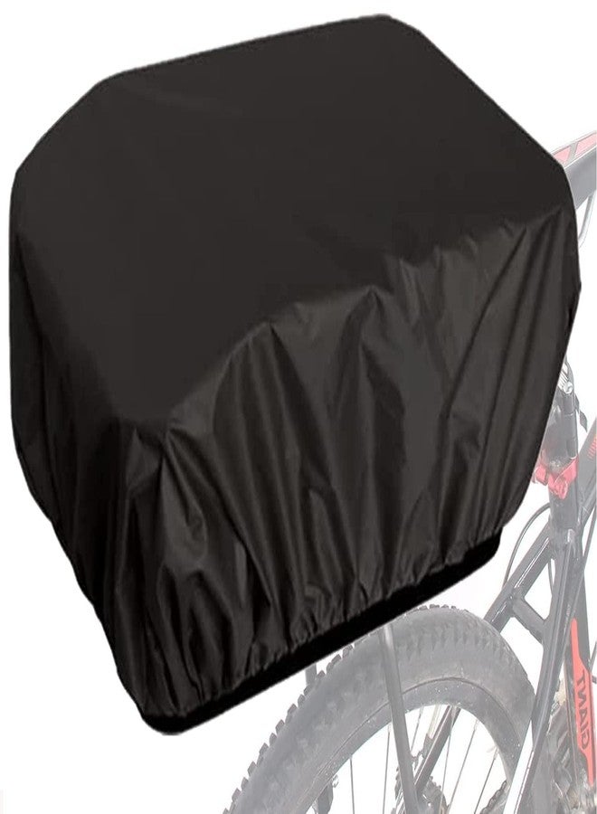 JSAHAH Bicycle Rear Rack Rain Cover Bike Trunk Rain Cover Black (35L Black, 35L) - Image 1