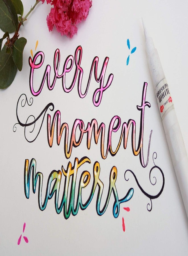 Kuretake ZIG White Brush Pen - Image 2