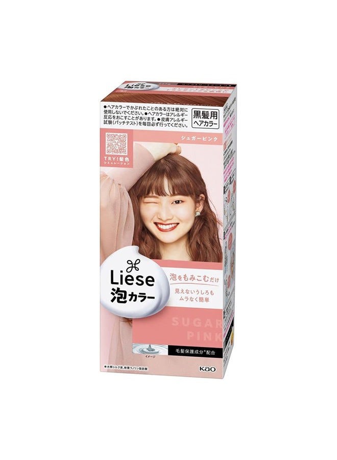Liese Kao Bubble Hair Colour Prettia, Sugar Pink - Image 1