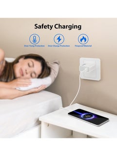 Generic 67W Fast Charger Plug Compatible with  Xiaomi, 5A/1M Turbo Charging Cable, Type A Wall Charger UK, USB C Cable for Xiaomi 15/14/14T/13/13 Lite 13/13 Pro/12T/12 12X Redmi Note 14/13/12/11 Pro/10/K80/K70/K60/Xiaomi POCO F6/ F5 Pro  - Image 3