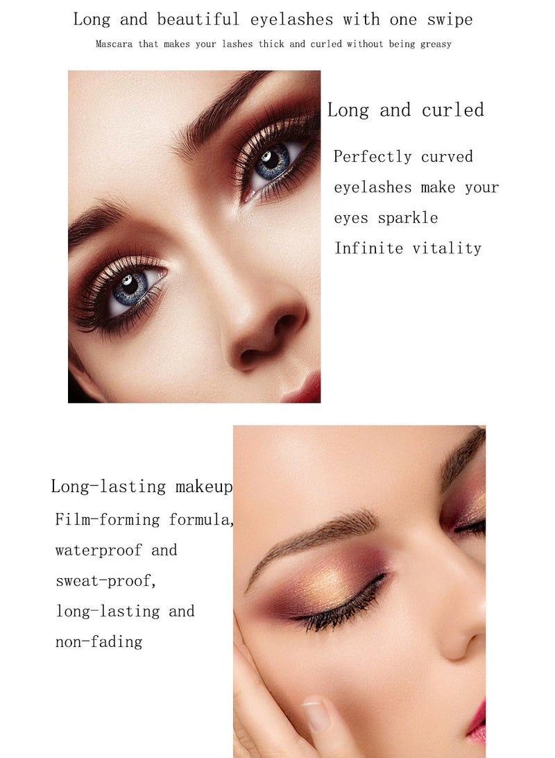 Kiss Beauty Mascara Lasting Nourishing Waterproof Natural Look Drak  black Waterproof Nourishing Mascara – Long-Lasting, Natural Look for Everyday Wear  - Image 5