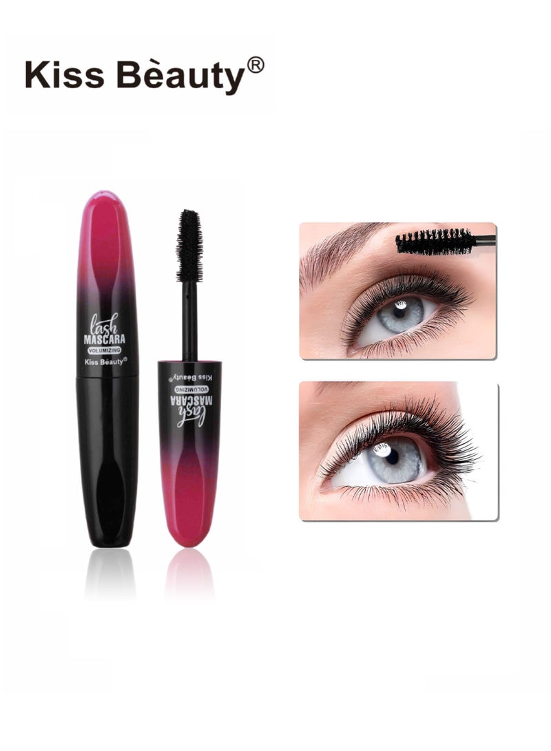 Kiss Beauty Mascara Lasting Nourishing Waterproof Natural Look Drak  black Waterproof Nourishing Mascara – Long-Lasting, Natural Look for Everyday Wear  - Image 1