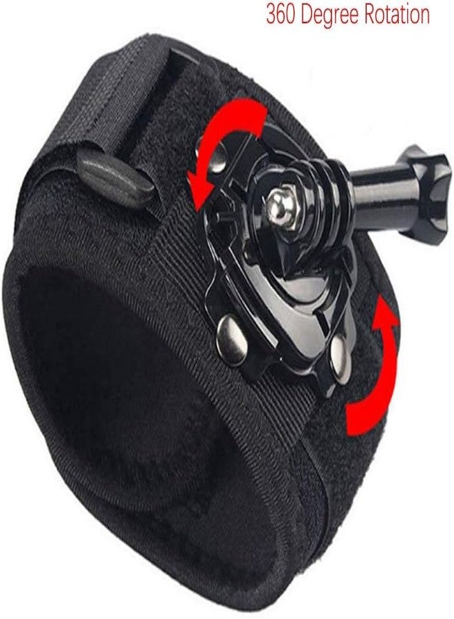 SHOPEE 360 Degree Rotation Hand Strap Mount Hand Glove Wrist Strap Mount for Hero 13/12/11/10/9/8/7/6/5/4 Black, Osmo Action 5 Pro/4/3 and Other Action Camera - Image 3