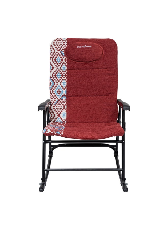 AL SANIDI Rocking chair for travel and camping, Trips Chair, Agate , Size 68*89*103 Cm  - Image 3