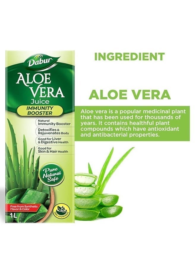 Dabur Aloe Vera Juice 1 Litre - Image 3