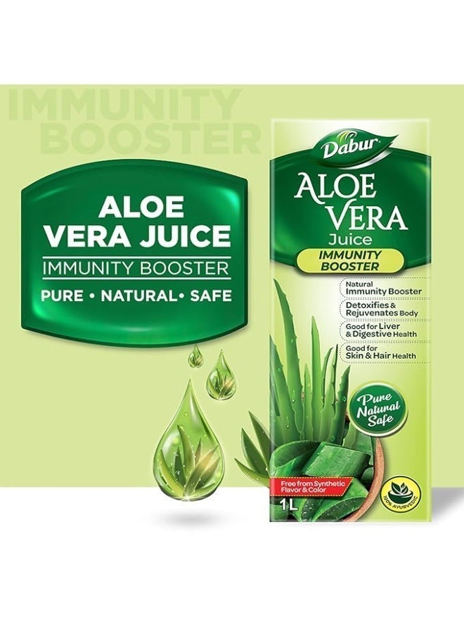 Dabur Aloe Vera Juice 1 Litre - Image 2