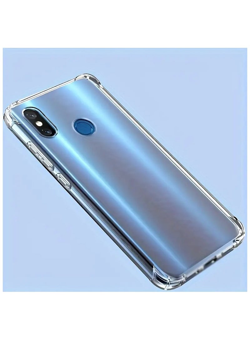 جراب TPU لهاتف Xiaomi Mi 8، ممتص للصدمات رفيع ذو حافة ناعمة مع زوايا معززة وغطاء واقٍ شفاف - Image 1