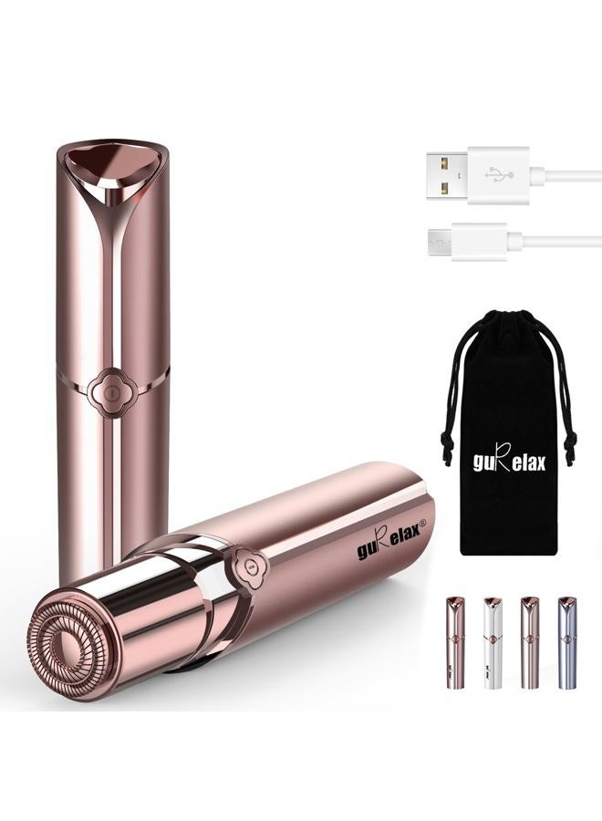 gurelax إزالة شعر الوجه للنساء (كما هو معروض على التلفاز)، جهاز إزالة شعر الوجه القابل لإعادة الشحن من جوريلاكس، جهاز إزالة الشعر للوجه، الشفاه، الذقن - Image 1