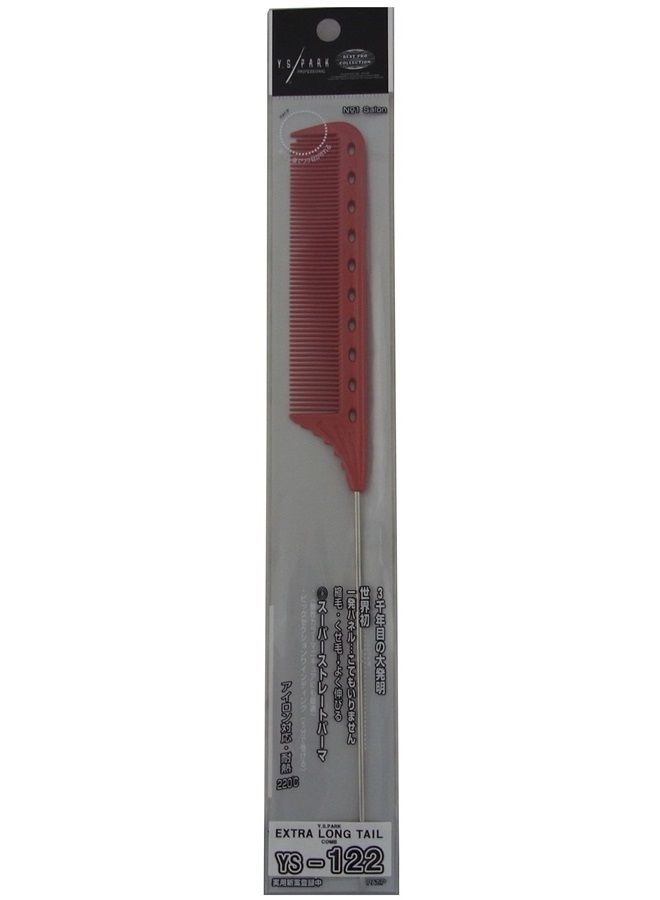 YS PARK Comb 122 Extra Long Tail - Red