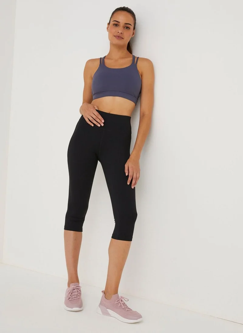 ماتلان Souluxe Black Capri Sports Leggings