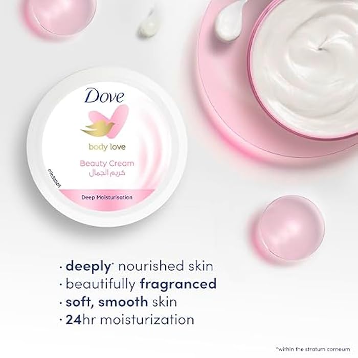 Dove Nourishing Body Care Beauty Cream for Soft & Smooth skin deep moisturization 75G - Image 4