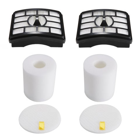 2 HEPA Filter  2 Foam Flet Filter Kit for Shark Rotator Pro LiftAway NV500 NV501 NV505 NV552 HEPA Filter  Foam Filter Kit Part  XFH500  XFF500