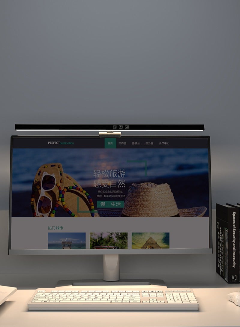 شاربدو Ø¶ÙˆØ¡ Ø´Ø§Ø´Ø© Ø§Ù„ÙƒÙ…Ø¨ÙŠÙˆØªØ±ØŒ Ø´Ø±ÙŠØ· Ø¥Ø¶Ø§Ø¡Ø© Ø´Ø§Ø´Ø© Ø®Ø§Ù�Øª LEDØŒ Ø´Ø±ÙŠØ· Ø´Ø§Ø´Ø© ÙŠØ¹Ù…Ù„ Ø¨Ø§Ù„Ù„Ù…Ø³ Ù„Ù„ØªØ­ÙƒÙ… Ø¨Ø§Ù„Ù„Ù…Ø³ Ù…Ø¹ ØªØ¹ØªÙŠÙ… Ø¨Ø¯ÙˆÙ† Ø®Ø·ÙˆØ§ØªØŒ Ø­Ù…Ø§ÙŠØ© Ù„Ù„Ø¹ÙŠÙ† Ø¨Ø¯ÙˆÙ† ÙˆÙ‡Ø¬ Ø´Ø§Ø´Ø© Ø´Ø±ÙŠØ· Ø´Ø§Ø´Ø© Ø¶ÙˆØ¡ - Image 1