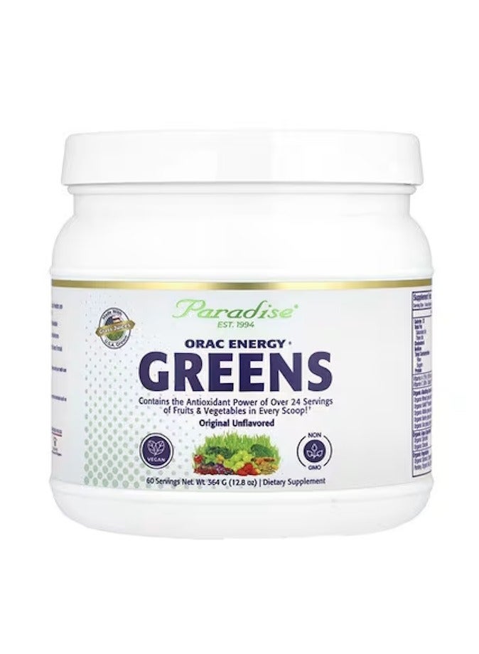 بارادايس هيربس Paradise Herbs, ORAC Energy® Greens, Original Unbucket, 12.8 oz (364 g)