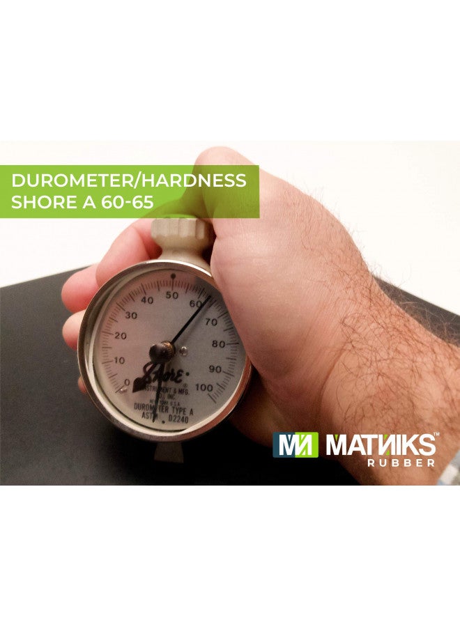 MATNIKS ورقة مطاط سيليكون من MATNIKS 12x12 بوصة بسمك 1/16 أسود ديرو A65 حشوات ثقيلة عالية الحرارة للاستخدام DIY مواد صلبة وسادة دعم تسوية أختام واقيات بامبرز حماية أغطية مضادة للانزلاق بدون تسربات - Image 2